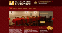 Desktop Screenshot of hotelweiss.cz