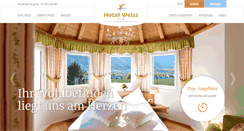Desktop Screenshot of hotelweiss.it